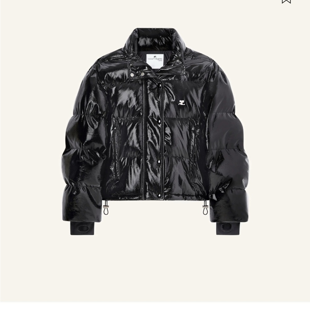 Black Puffer Jacket Courreges TOTALLY NEW WITH TAGS